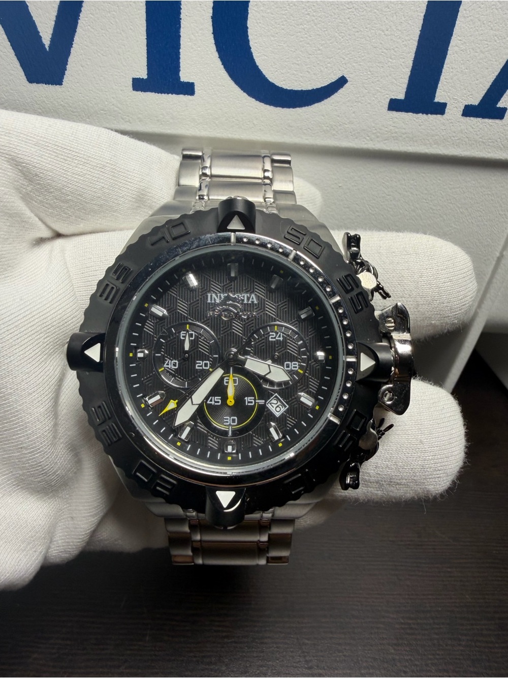 Invicta Subaqua Noma IV Dragon Pushers Men's Watch - 50mm. Steel (48198)